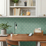 Cross Stitch Wallpaper by Magnolia Home Artful Prints + Patterns