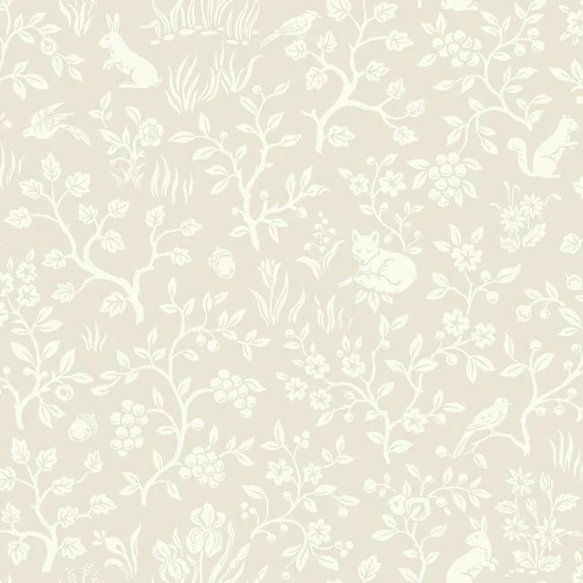 Fox & Hare Wallpaper by Magnolia Home Artful Prints + Patterns