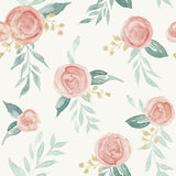 Watercolor Roses Wallpaper by Magnolia Home Artful Prints + Patterns
