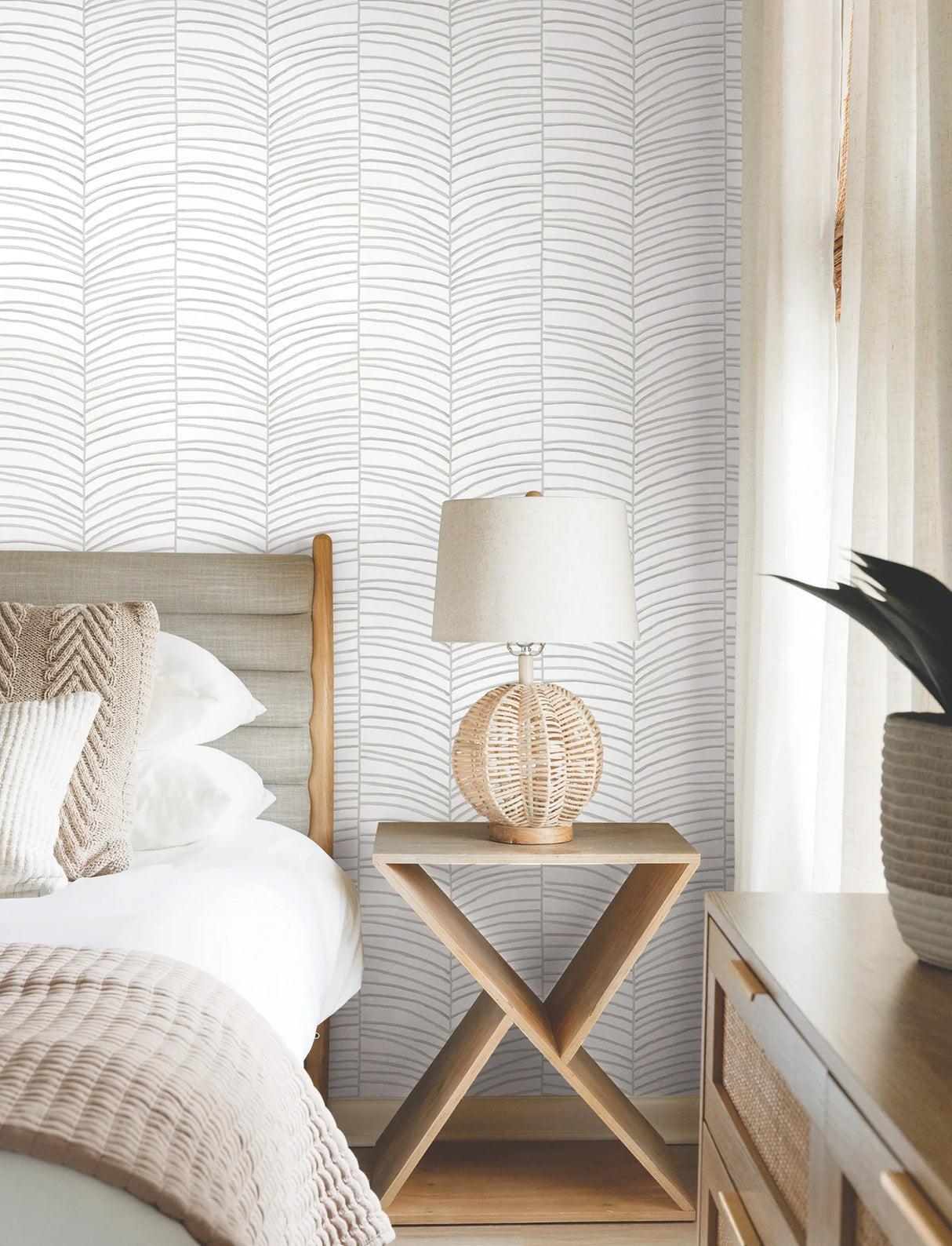 Cascade Palm Chevron by Montecito