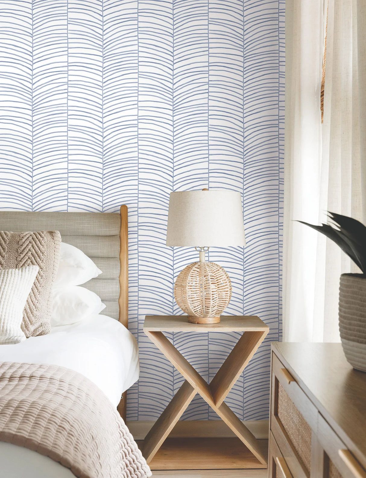 Cascade Palm Chevron by Montecito