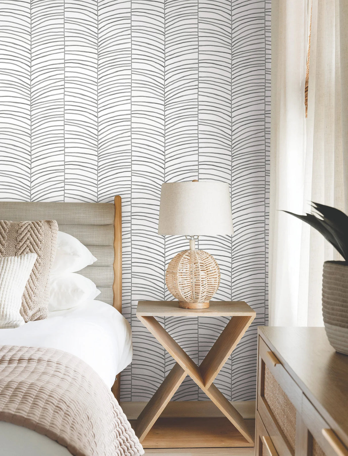 Cascade Palm Chevron by Montecito