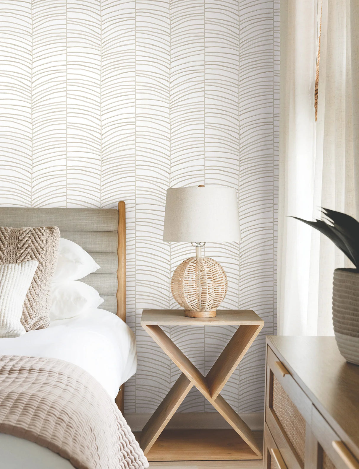 Cascade Palm Chevron by Montecito