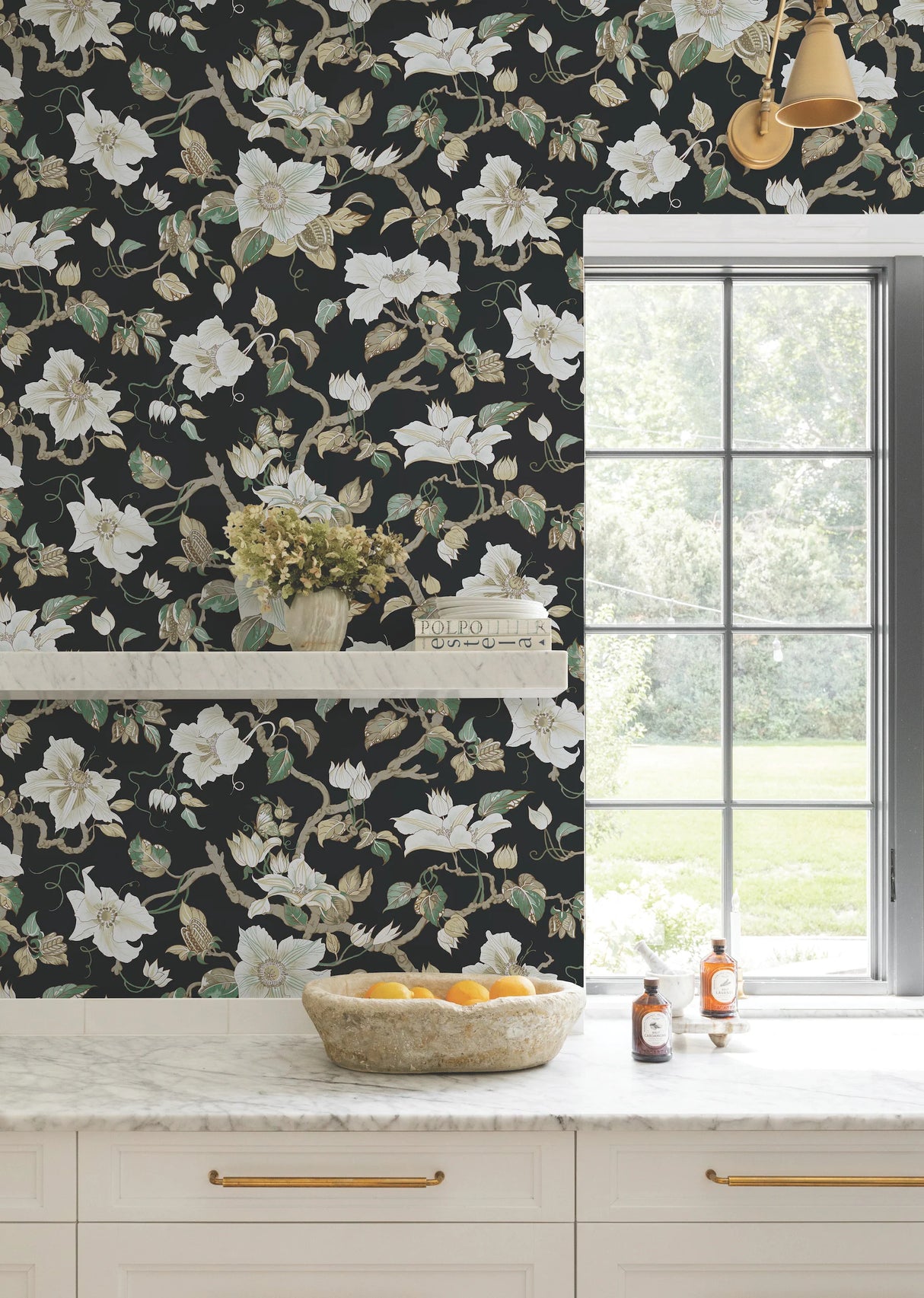 Marguerite Vine Wallpaper by Ronald Redding Wallpaper