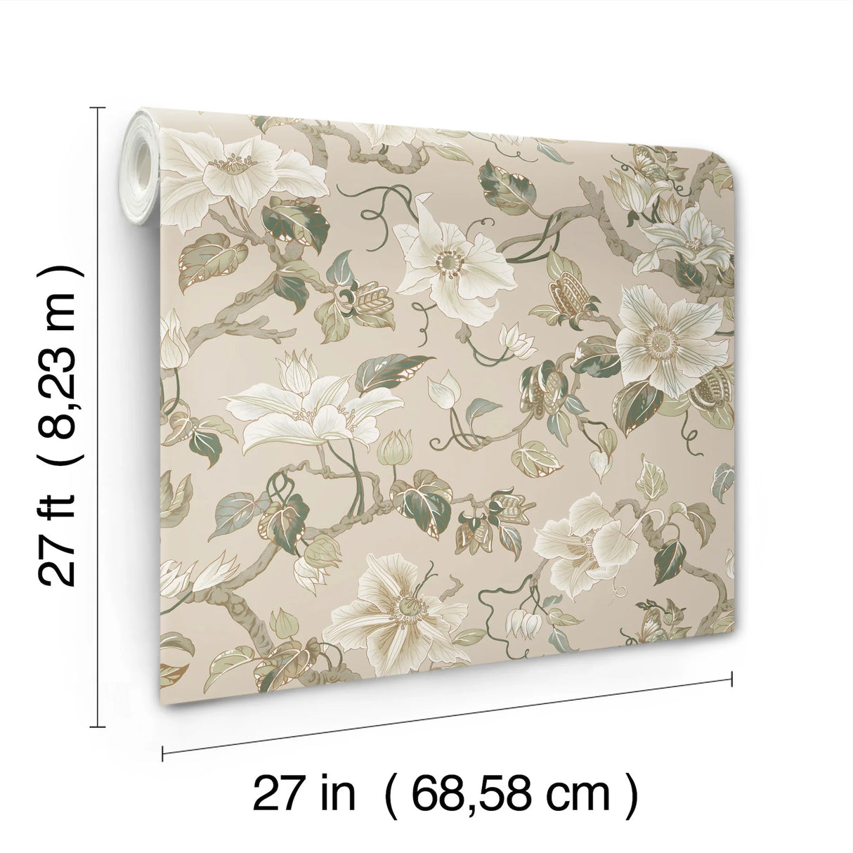 Marguerite Vine Wallpaper by Ronald Redding Wallpaper