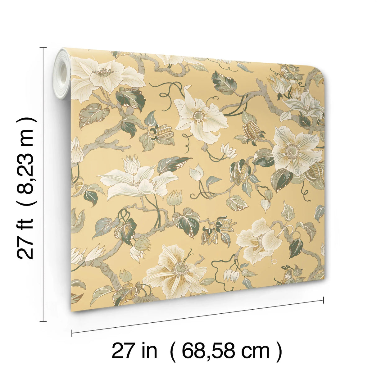 Marguerite Vine Wallpaper by Ronald Redding Wallpaper