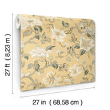 Marguerite Vine Wallpaper by Ronald Redding Wallpaper