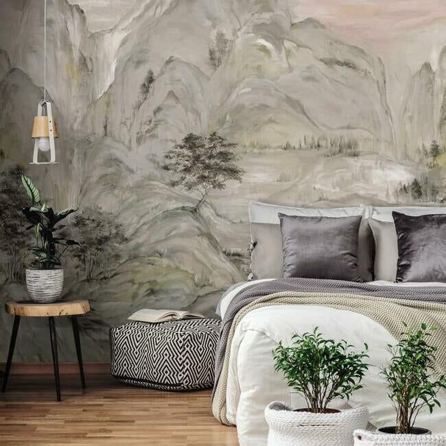 Misty Mountain Wall Mural Wallpaper by Ronald Redding Wallpaper