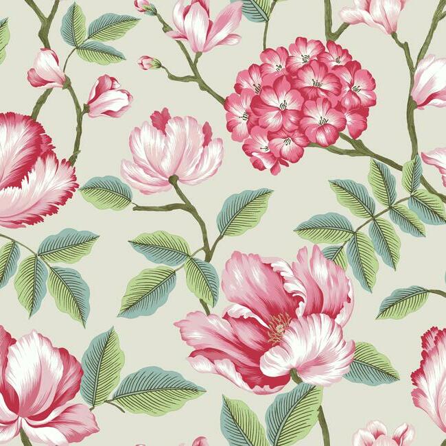 Morning Garden Wallpaper by Grandmillennial Wallpaper