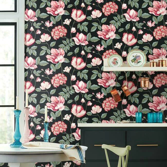 Morning Garden Wallpaper by Grandmillennial Wallpaper