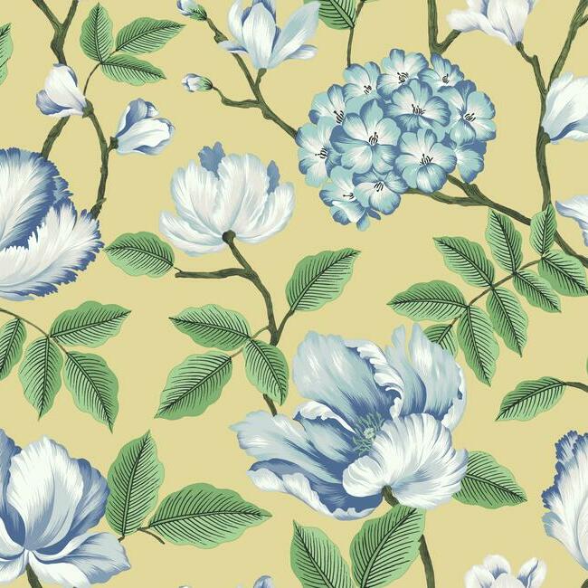 Morning Garden Wallpaper by Grandmillennial Wallpaper