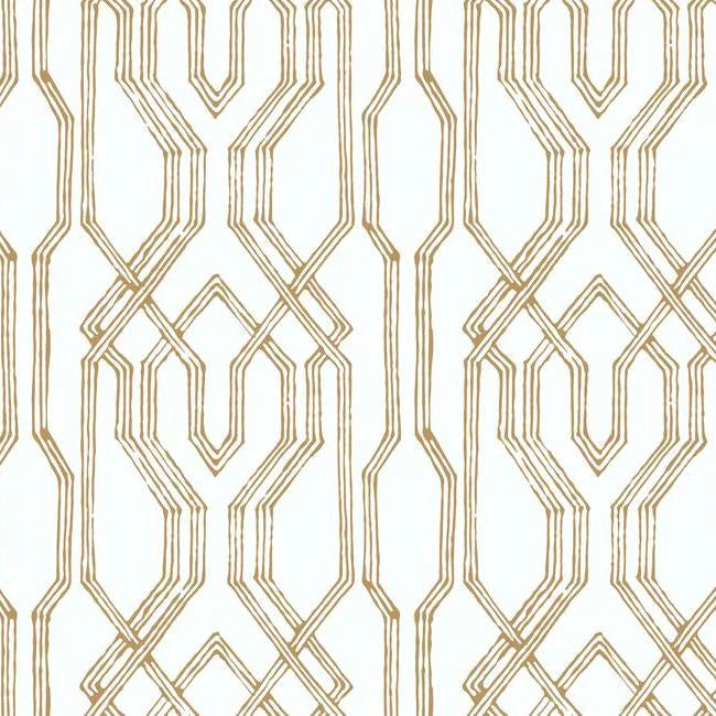 Oriental Lattice Wallpaper by Ronald Redding Wallpaper