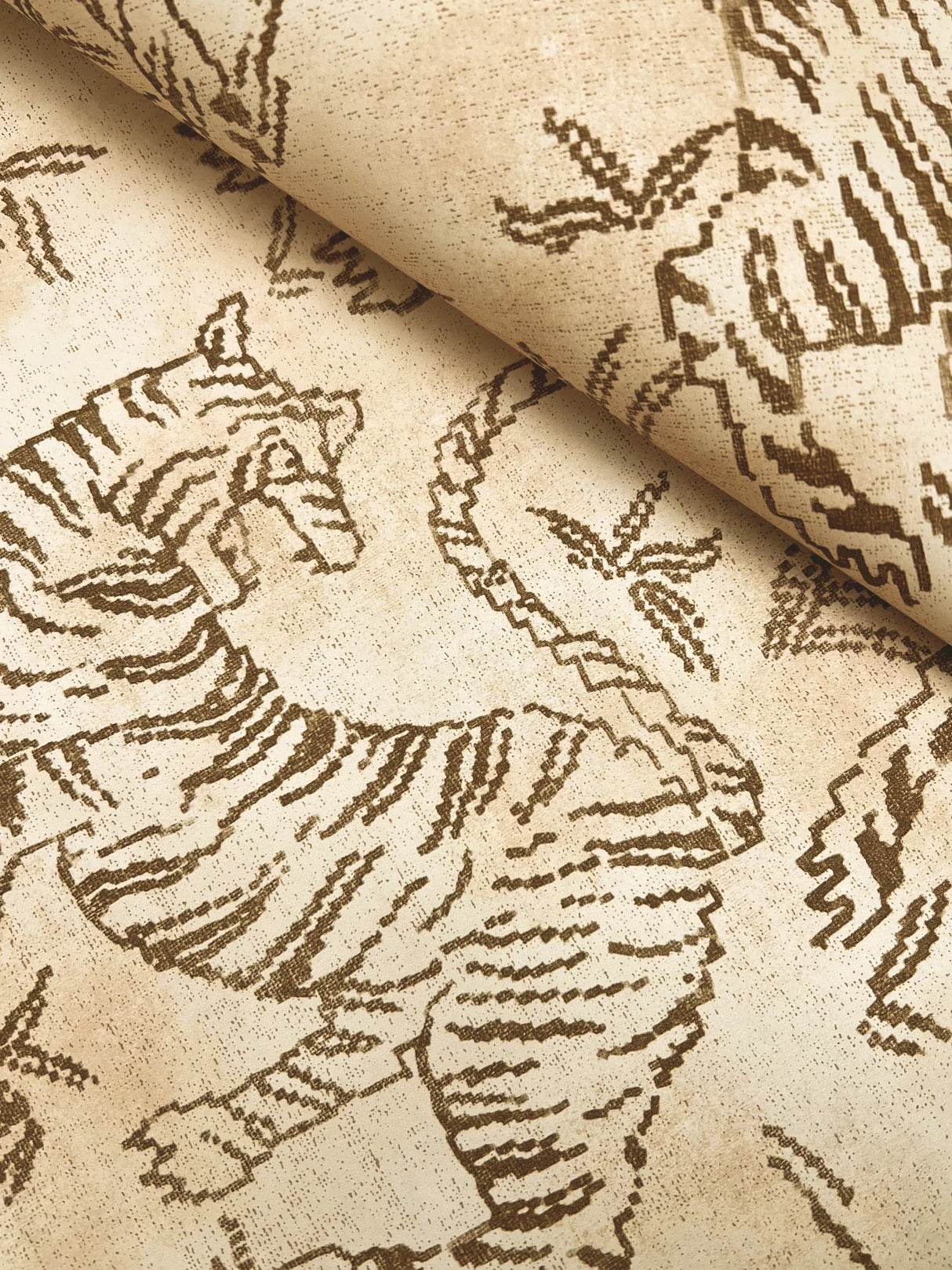 Orly Tigers Wallpaper by Lemieux Et Cie Wallpaper