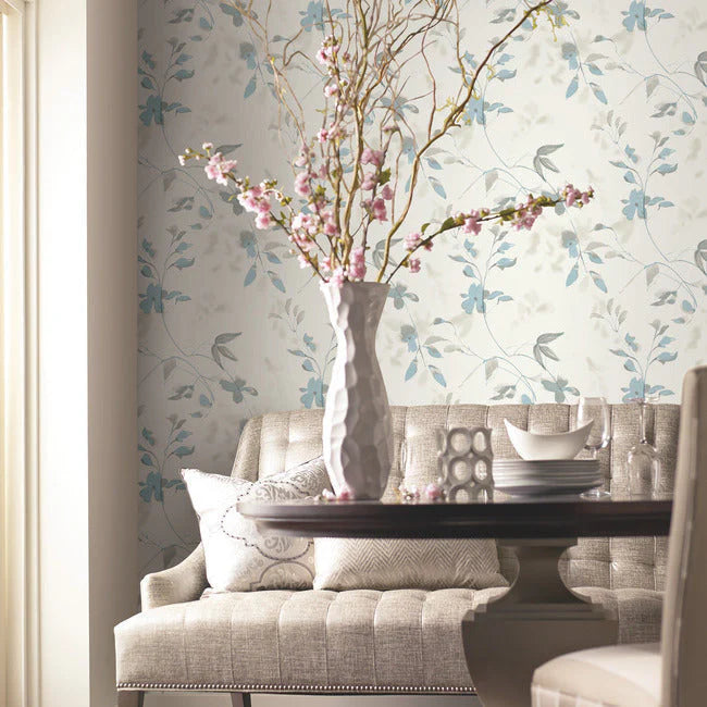 Linden Flower Premium Peel + Stick Wallpaper by Candice Olson Wallcoverings