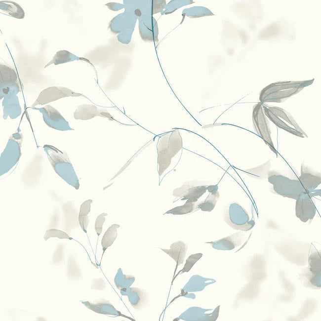 Linden Flower Premium Peel + Stick Wallpaper by Candice Olson Wallcoverings