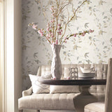 Linden Flower Premium Peel + Stick Wallpaper by Candice Olson Wallcoverings