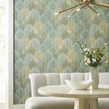 Leaf Concerto Premium Peel + Stick Wallpaper by Candice Olson Wallcoverings