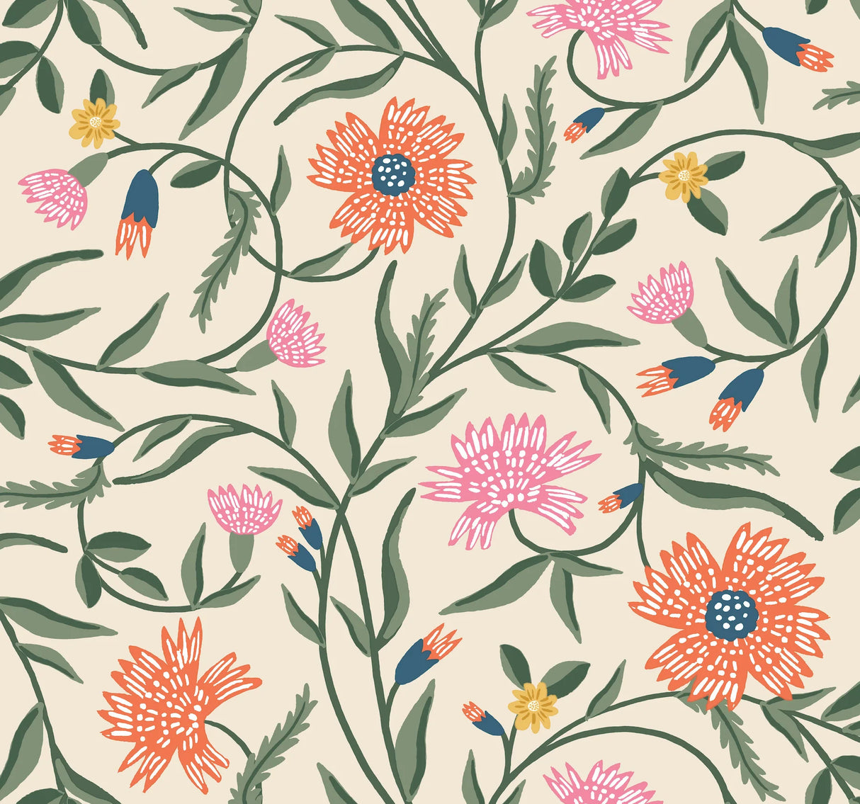 Aster Wallpaper by Rifle Paper Co. Third Edition