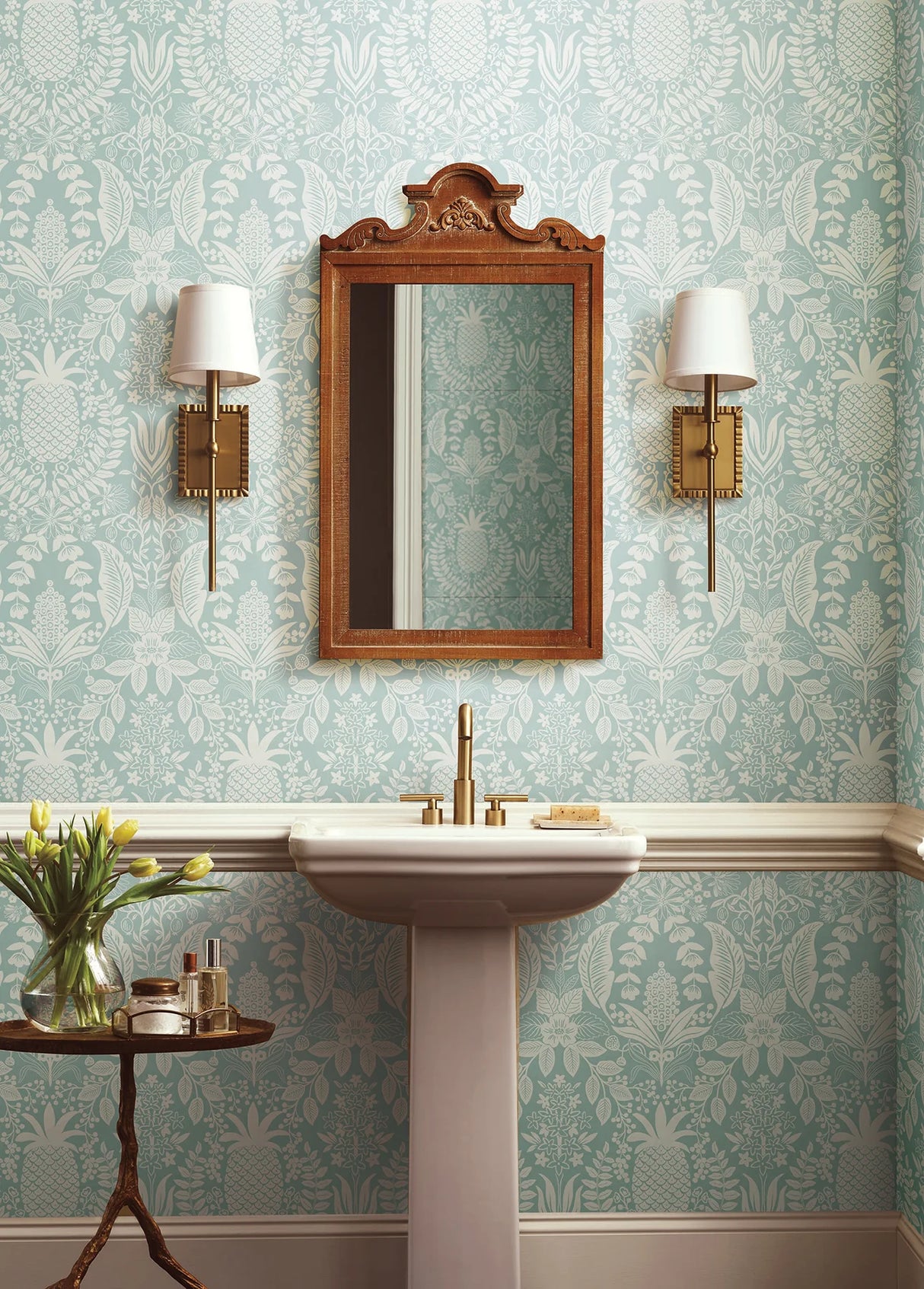 Pineapple Damask Wallpaper by Rifle Paper Co. Third Edition