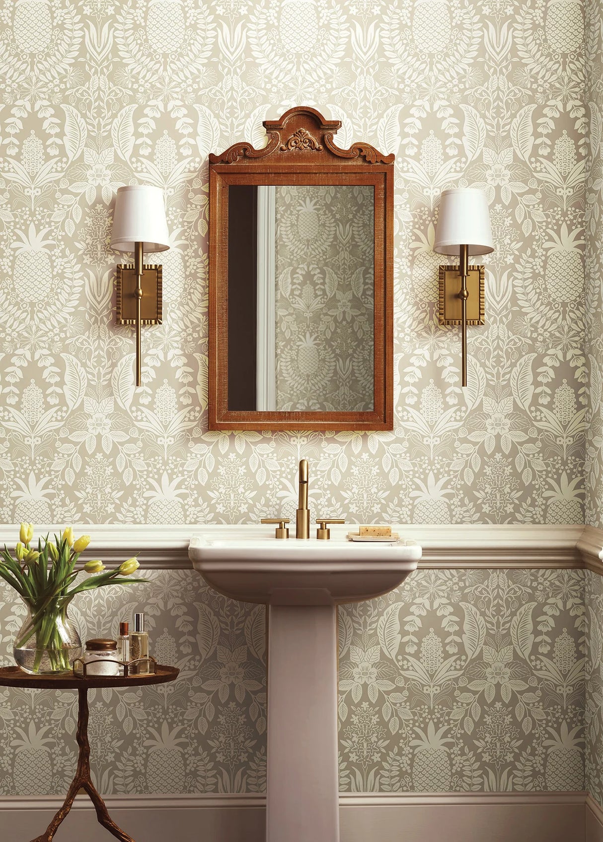 Pineapple Damask Wallpaper by Rifle Paper Co. Third Edition