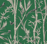 Bambou Toile Wallpaper by Toiles Resource Library
