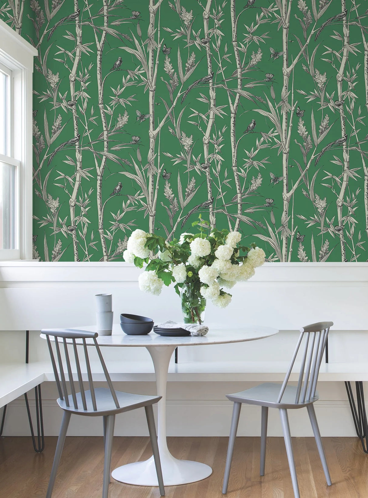 Bambou Toile Wallpaper by Toiles Resource Library
