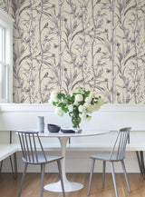 Bambou Toile Wallpaper by Toiles Resource Library