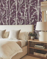 Bambou Toile Wallpaper by Toiles Resource Library