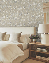 Passion Flower Toile Wallpaper by Toiles Resource Library