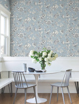 Passion Flower Toile Wallpaper by Toiles Resource Library