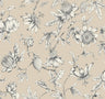 Passion Flower Toile Wallpaper by Toiles Resource Library