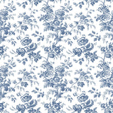 Anemone Toile Wallpaper by Toiles Resource Library