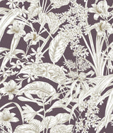 Orchid Conservatory Toile Wallpaper by Toiles Resource Library