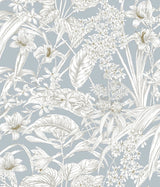 Orchid Conservatory Toile Wallpaper by Toiles Resource Library