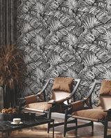 Palm Cove Toile Wallpaper by Toiles Resource Library