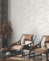 Palm Cove Toile Wallpaper by Toiles Resource Library