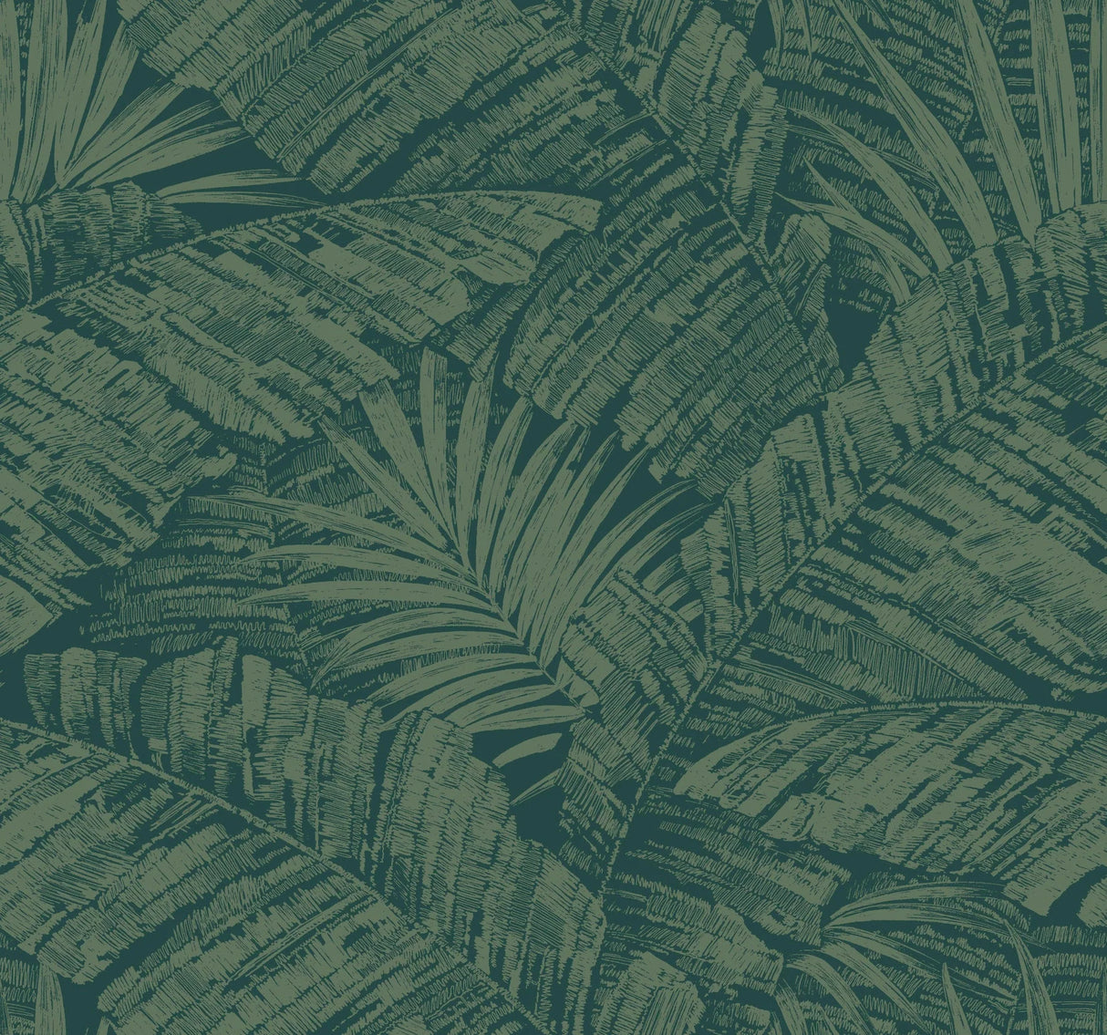 Palm Cove Toile Wallpaper by Toiles Resource Library