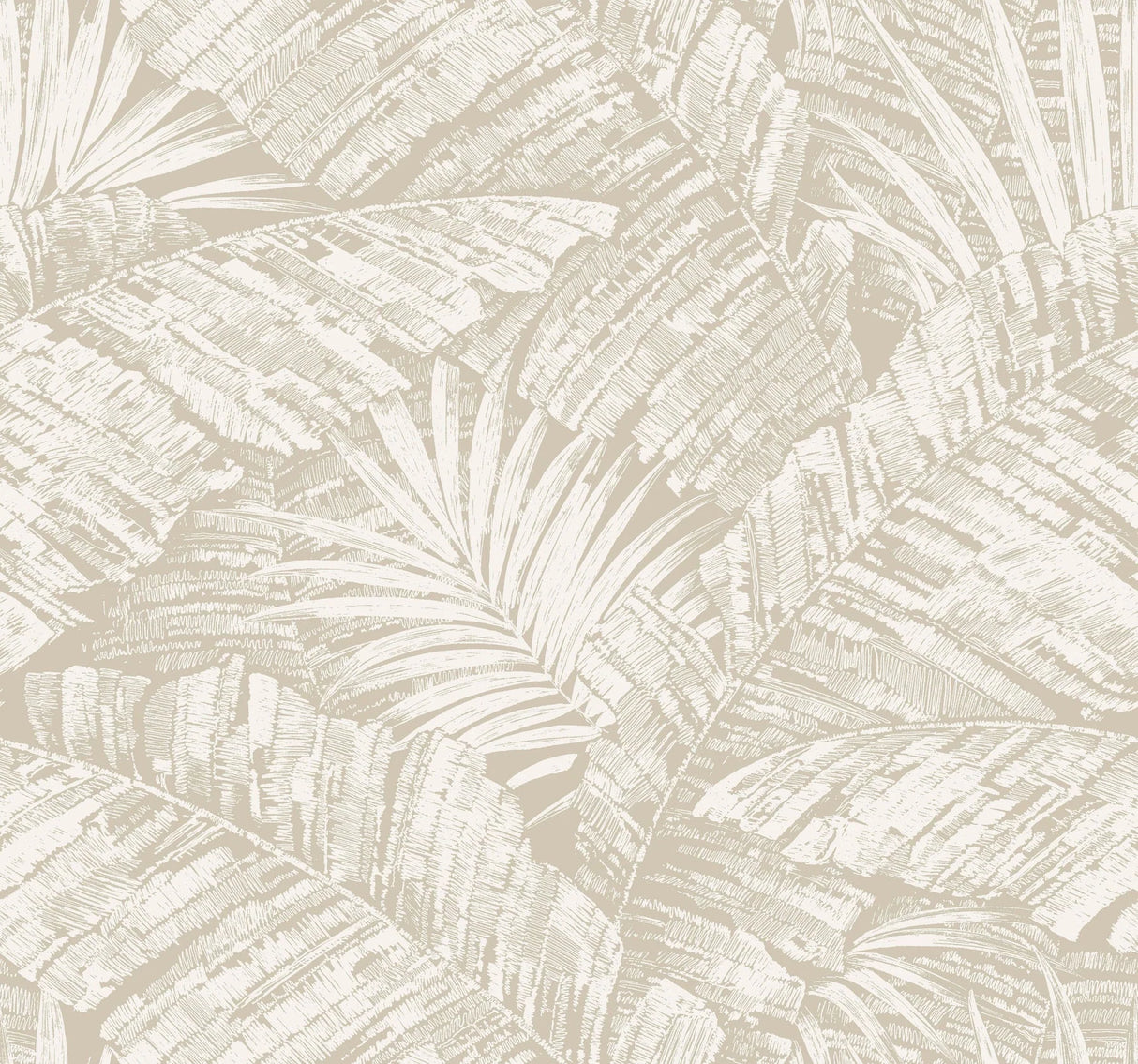 Palm Cove Toile Wallpaper by Toiles Resource Library