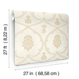 Royal Damask Wallpaper by Ronald Redding Wallpaper