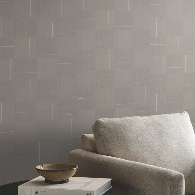 Geo Block Weave Wallpaper by Signature Textures Resource Library Second Edition
