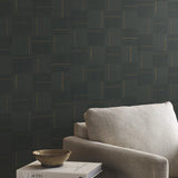 Geo Block Weave Wallpaper by Signature Textures Resource Library Second Edition