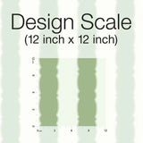Scalloped Stripe Wallpaper by Grandmillennial Wallpaper