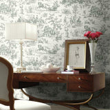 Seasons Toile Wallpaper by Grandmillennial Wallpaper