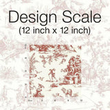 Seasons Toile Wallpaper by Grandmillennial Wallpaper