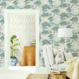 Sprig & Heron Wallpaper by Ronald Redding Wallpaper