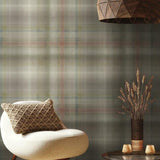 Sterling Plaid Wallpaper by Ronald Redding Wallpaper