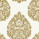 Teardrop Damask Wallpaper by Ronald Redding Wallpaper