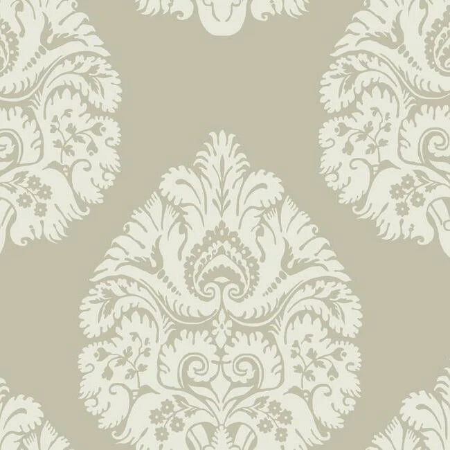 Teardrop Damask Wallpaper by Ronald Redding Wallpaper