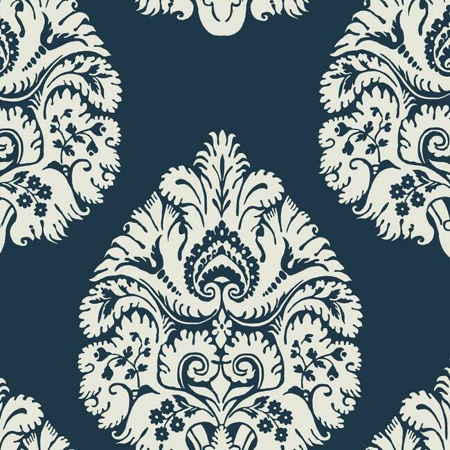 Teardrop Damask Wallpaper by Ronald Redding Wallpaper