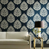 Teardrop Damask Wallpaper by Ronald Redding Wallpaper